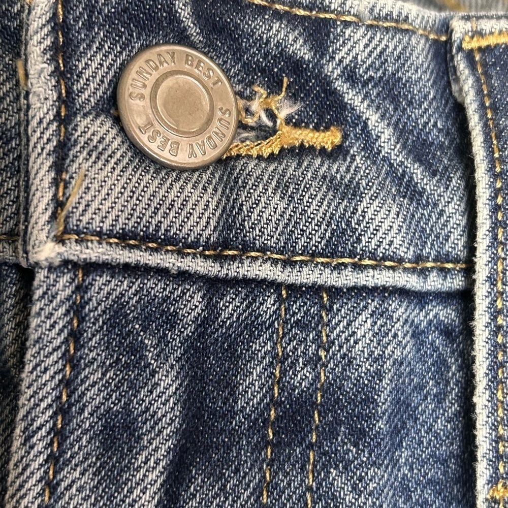 Sunday Best Classic Blue Straight Leg Jeans - Picture 7 of 7